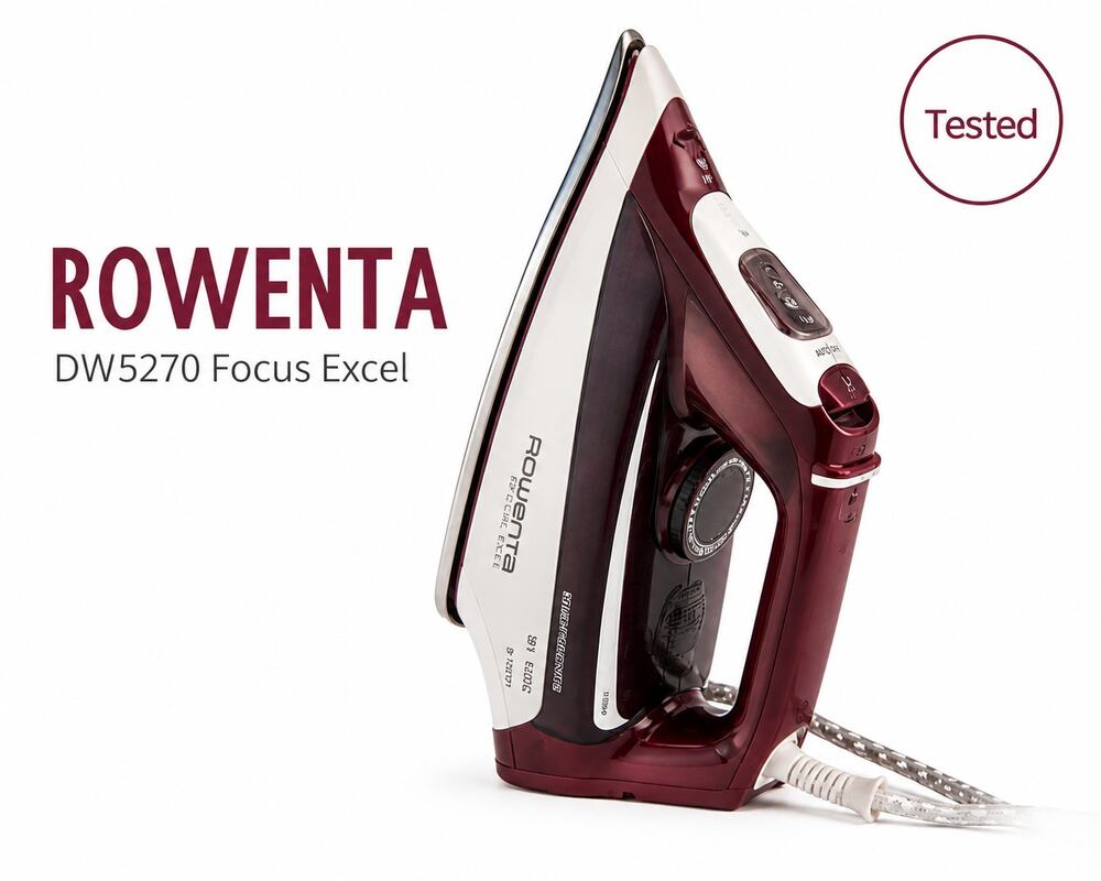 Rowenta DW5270 Focus Excel Steam Iron Made In Germany Tested Working